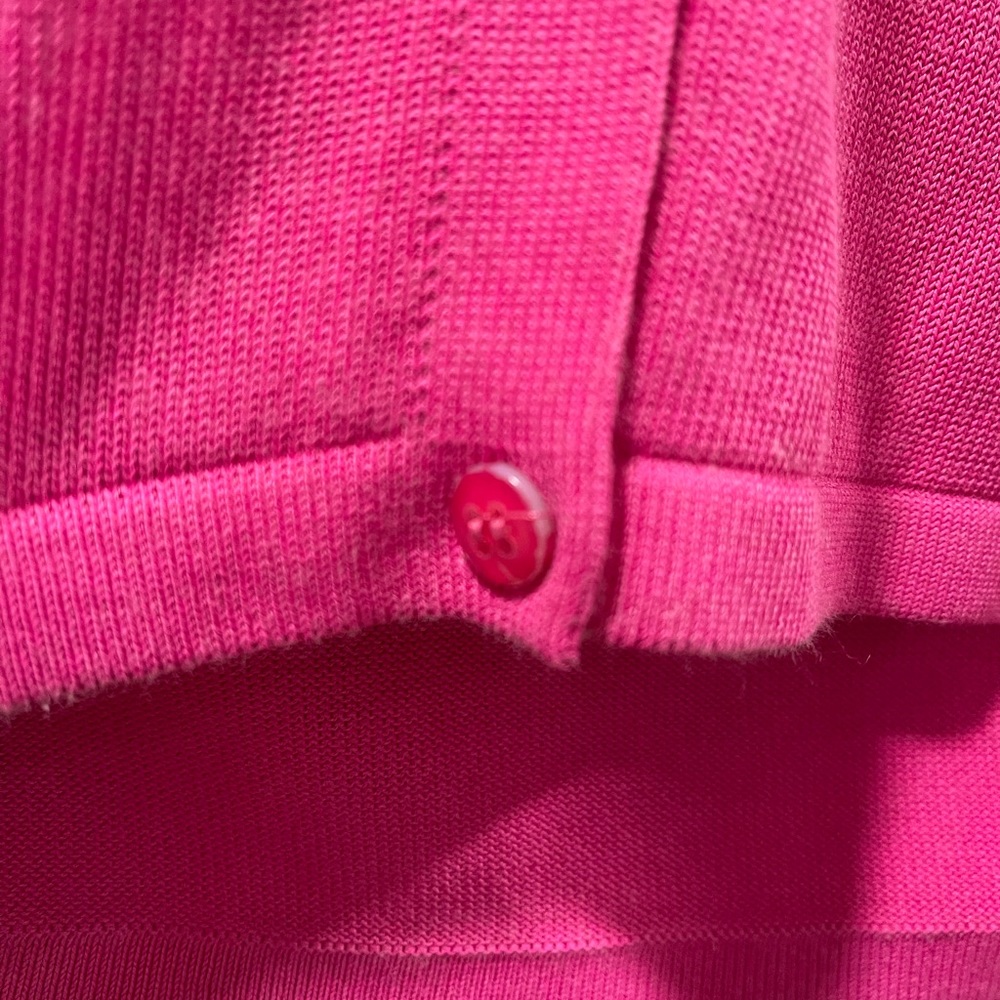 Carolina Herrera Pink Cardigan - Picture 3 of 7